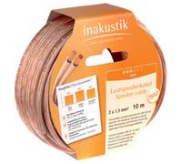 Inakustik 10m Star Speaker Cable audio kabel Transparant