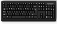 MediaRange MROS109 keyboard USB QWERTZ German Black