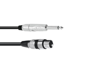 Omnitronic 30225170 audio cable 5 m XLR (3-pin) 6.35mm Black