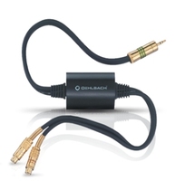 OEHLBACH 9051 Audio-Kabel 3.5mm 2 x RCA Schwarz