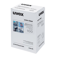 Uvex 9963000 kit y líquido para limpieza de gafas Toallitas húmedas