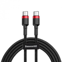 Baseus Cafule kabel USB 2 m USB C Czarny, Czerwony