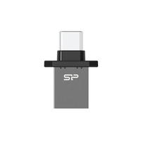Silicon Power Mobile C20 USB flash meghajtó 16 GB USB C-típus 3.2 Gen 1 (3.1 Gen 1) Fekete, Szürke
