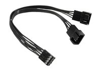 Inter-Tech 88885521 kabel SATA 0,15 m Czarny