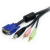 StarTech.com 3 m 4-in-1 USB VGA KVM-kabel met audio en microfoon