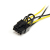 StarTech.com 15cm SATA Strom auf 8 pin PCI Express Grafikkarten Stromkabel - PCIe Y-Kabel Adapter