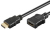 Techly 1.8m HDMI M/F kabel HDMI 1,8 m HDMI Typu A (Standard) Czarny