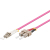 Goobay LC-SC OM4 Glasvezel kabel 10 m Roze