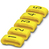 Phoenix Contact 0826514:4 cable marker Yellow 100 pc(s)