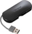 Targus 4-Port Mobile USB Hub Noir, Gris