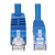 Tripp Lite N204-015-BL-DN Cable Ethernet (UTP) Moldeado Cat6 Gigabit en Ángulo hacia Abajo (RJ45 M en Ángulo Recto hacia Abajo a RJ45 M), Azul, 4.57 m [15 pies]