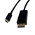 Videk USB 3.1 Type-C to DisplayPort Cable Black 4K 60Hz 2m