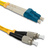 Qoltec 54054 fibre optic cable 5 m LC FC G.652D Yellow