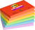 3M 655-6SS-PLAY zelfklevend notitiepapier Rechthoek Blauw, Groen, Oranje, Rood, Violet, Geel 90 vel Zelfplakkend