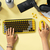 Logitech POP Keys Wireless Mechanical Keyboard With Emoji Keys klawiatura Bluetooth QWERTY Angielski Żółty