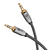 Goobay 65272 audio cable 0.5 m 3.5mm TRS Black, Silver