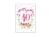 Geburtstagskarte Gollong Zahlengeburtstag 40 Blumenkranz