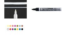 SAKURA Marqueur permanent Pen-Touch Moyen, jaune (8012262)