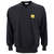 WETEC ESD-Sweatshirt, V-Ausschnitt, S, schwarz