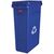 Rubbermaid Commercial Products PE Mülleimer 87L Blau T 558mm H. 762mm B. 279mm