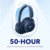 ANKER Vezeték Nélküli Fejhallgató, Soundcore Q45, Aktív Zajszűrő, kék - A3040G31