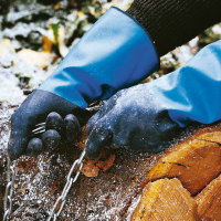 Mapa Temp-Tec 332 Wärmeschutzhandschuh Gr. 9 Handschuh Neopren, schwarz-blau