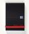 Black n' Red Plain Elasticated Casebound Notebook 192 Pages A7 (Pack of 10)