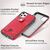 NALIA Handy Hülle mit Kette für iPhone 11 Pro, Necklace Case mit Handy Schnur Rot