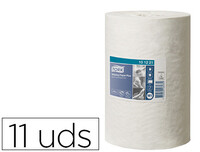 Papel secamanos tork secado extra ancho 215 mm largo 74,9 mt 2 capas para dispensador m1 alimentacion central