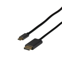 USB Typ C - DP1.4 Kabel, USB Typ-C Stecker - DP20 Stecker, 8K@60Hz, 2m
