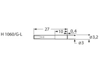 Hülse für Prüfstifte, Lötanschluss H 1060/G-L
