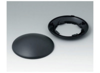 ABS Gehäuse, (B x H) 36.95 x 38 mm, schwarz (RAL 9005), B5010109