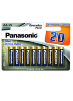 Batterie stilo AA Every Day Power HR6 Panasonic blister da 20.
