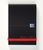Black n Red A7 Casebound Polypropylene Cover Notebook Ruled 192 Pages Black/Red (Pack 10)