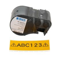 Black on Yellow BMP51 Label , Printer Labels 38.10 mm X ,
