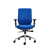Silla de oficina profesional de alta calidad tapizada en tela ignifuga y brazos regulables. RD-944V15. Color azul