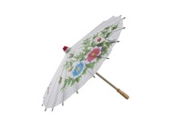 ombrelle chinoise papier & bois avec motifs 55x40cm