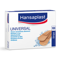 Hansaplast Universal Water Resistant Wundstrips Bsn 1,9 x 7,2 cm (100 Stück), Detailansicht