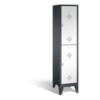 CLASSIC cloakroom locker with feet, double tier