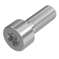 ISO 14579, Zylinderschraube mit Innensechsrund, M 2x5, A2, TX 6