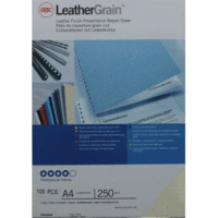 Deckblatt LeatherGrain A4 Karton VE=100 Stück elfenbein