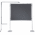 Stellwandtafel Whiteboard/Filz 120x180cm grau