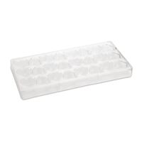 Schneider Chocolate Mould in Clear with Heart Shape - Shock Resistant