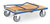 fetra® Klappwagen, Ladefläche 1000 x 700 mm, 600 kg Tragkraft, Schiebebügel klappbar