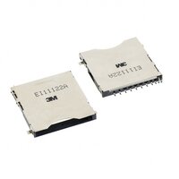3M™ SD-RSMT-2-MQ, SD Speicherkartenstecker, SMT, 90° abgewinkelt, SD Serie, 0,25 µm Au