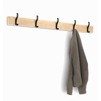 Probe wall mounted hook boards - Black