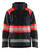 High Vis Shelljacke 4420 Klasse 1 schwarz/rot