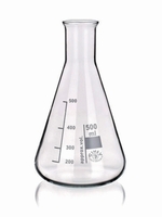 2000ml Erlenmeyer flasks Borosilicate glass 3.3 narrow neck