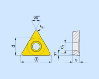 PRAMET POSITIVE ISO TURNING INSERT TCGT 110202E-SF3:T6310