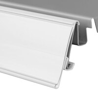 Shelf Edge Profile / Price Rail / Labelling Strip "TE 39" for Tegometal shelving pack: 100 pieces | white 1320 mm